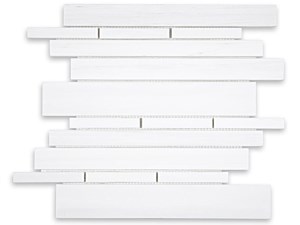 Bianco Dolomite Marble Linear Polished or Honed